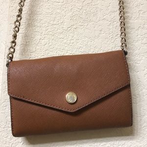 Michael Kors Brown Leather Crossbody